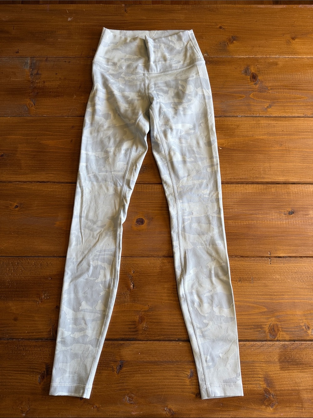 lululemon athletica Light Gray Camo High-Rise Align Leggings